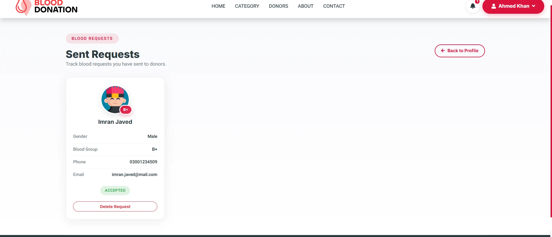 PHP OOP Blood Donation Management Platform screenshot 12