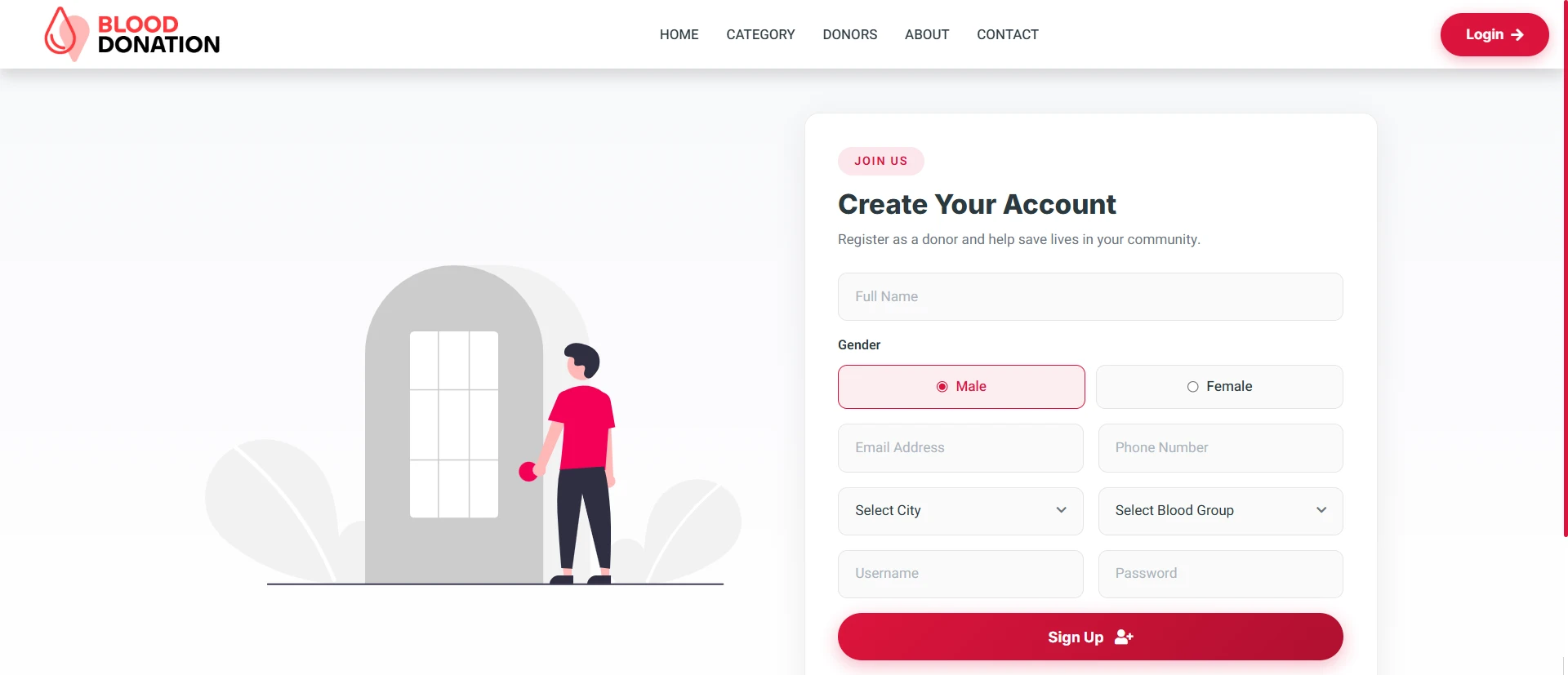 PHP OOP Blood Donation Management Platform screenshot 6