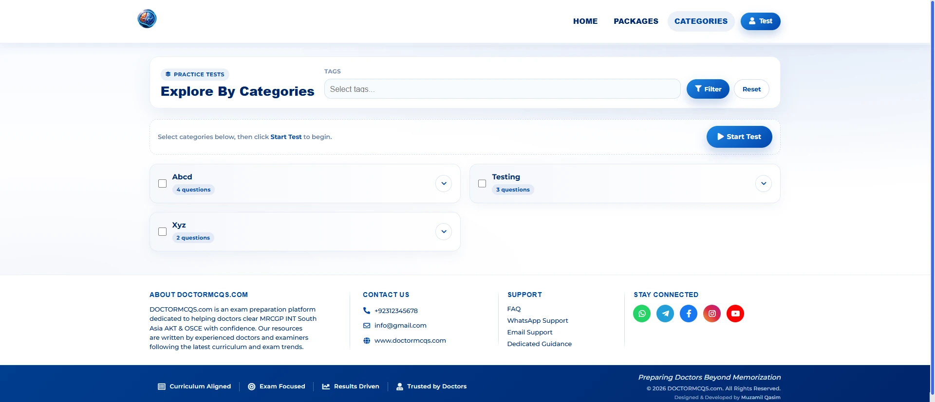 Online Medical Exam Prep Platform for MRCGP INT screenshot 3