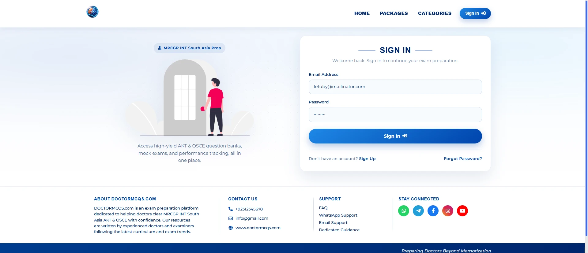 Online Medical Exam Prep Platform for MRCGP INT screenshot 4