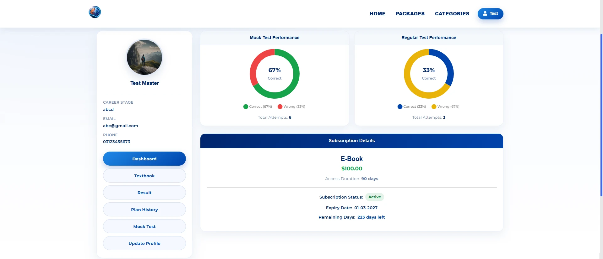 Online Medical Exam Prep Platform for MRCGP INT screenshot 6