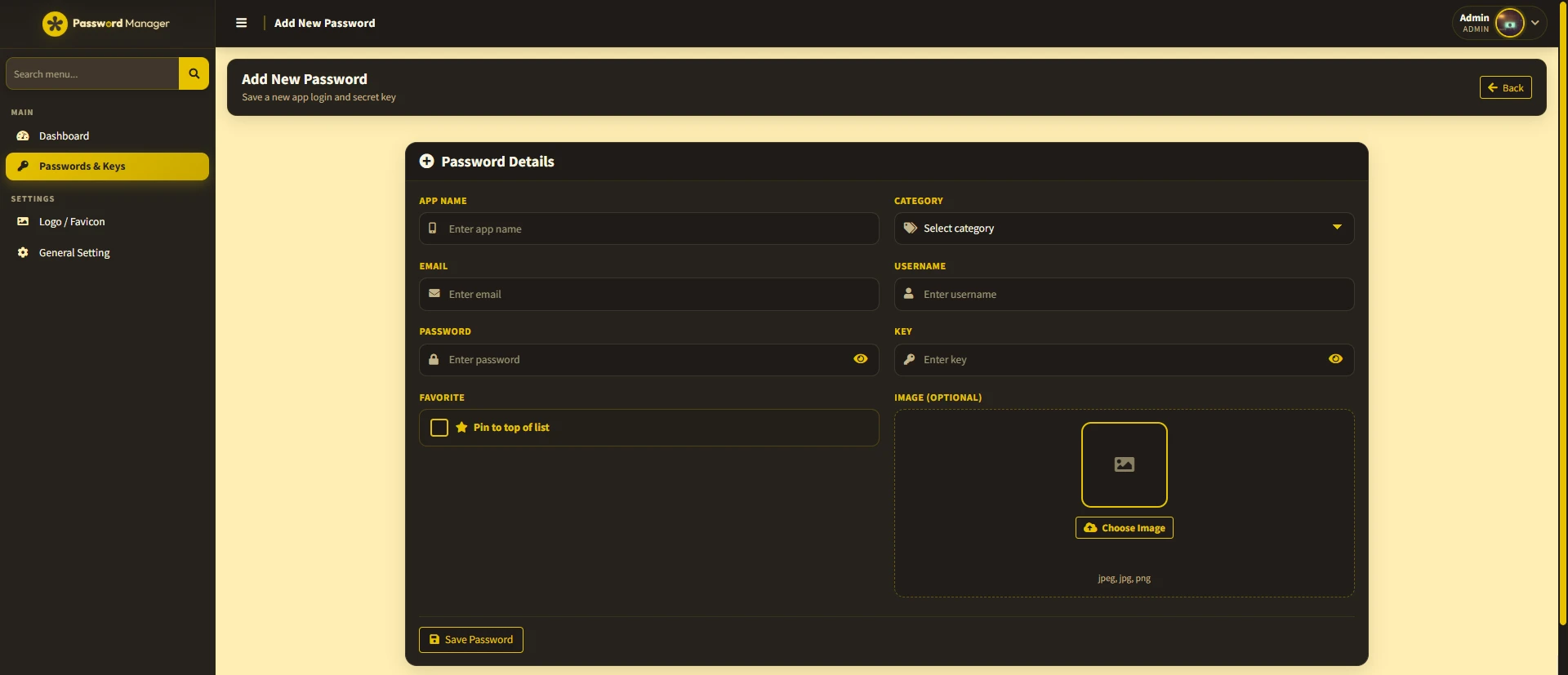 Laravel Secure Password Vault & Credential Manager screenshot 4