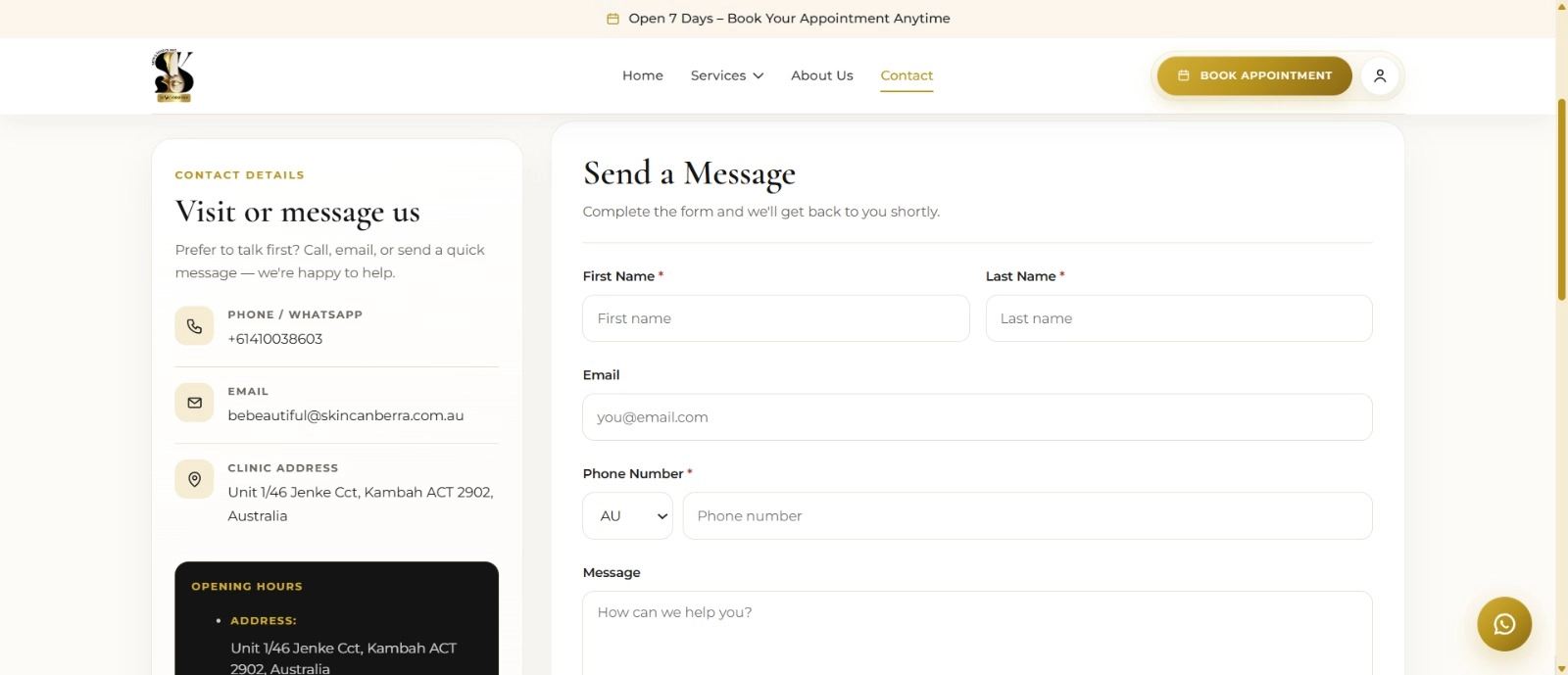 Laravel Skin & Laser Clinic Booking Platform screenshot 6