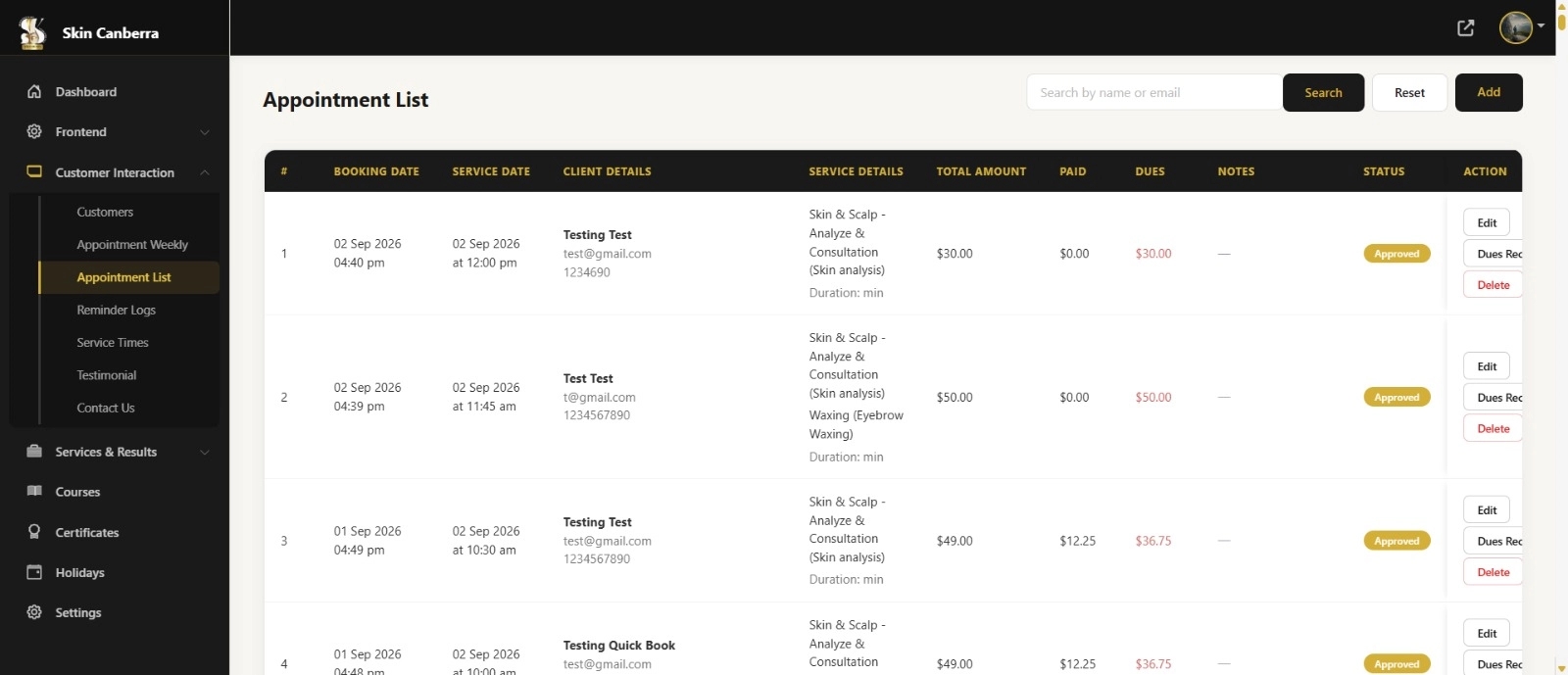 Laravel Skin & Laser Clinic Booking Platform screenshot 11