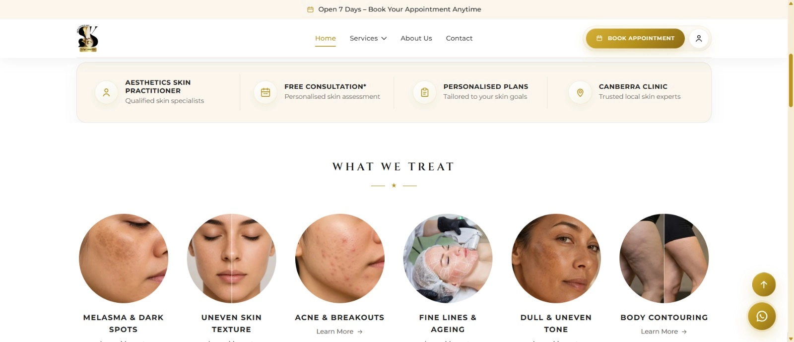Laravel Skin & Laser Clinic Booking Platform screenshot 2