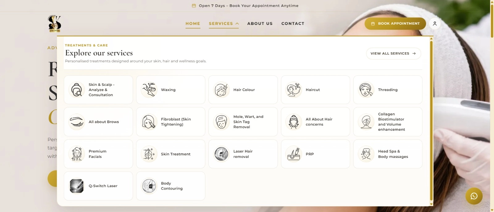 Laravel Skin & Laser Clinic Booking Platform screenshot 8