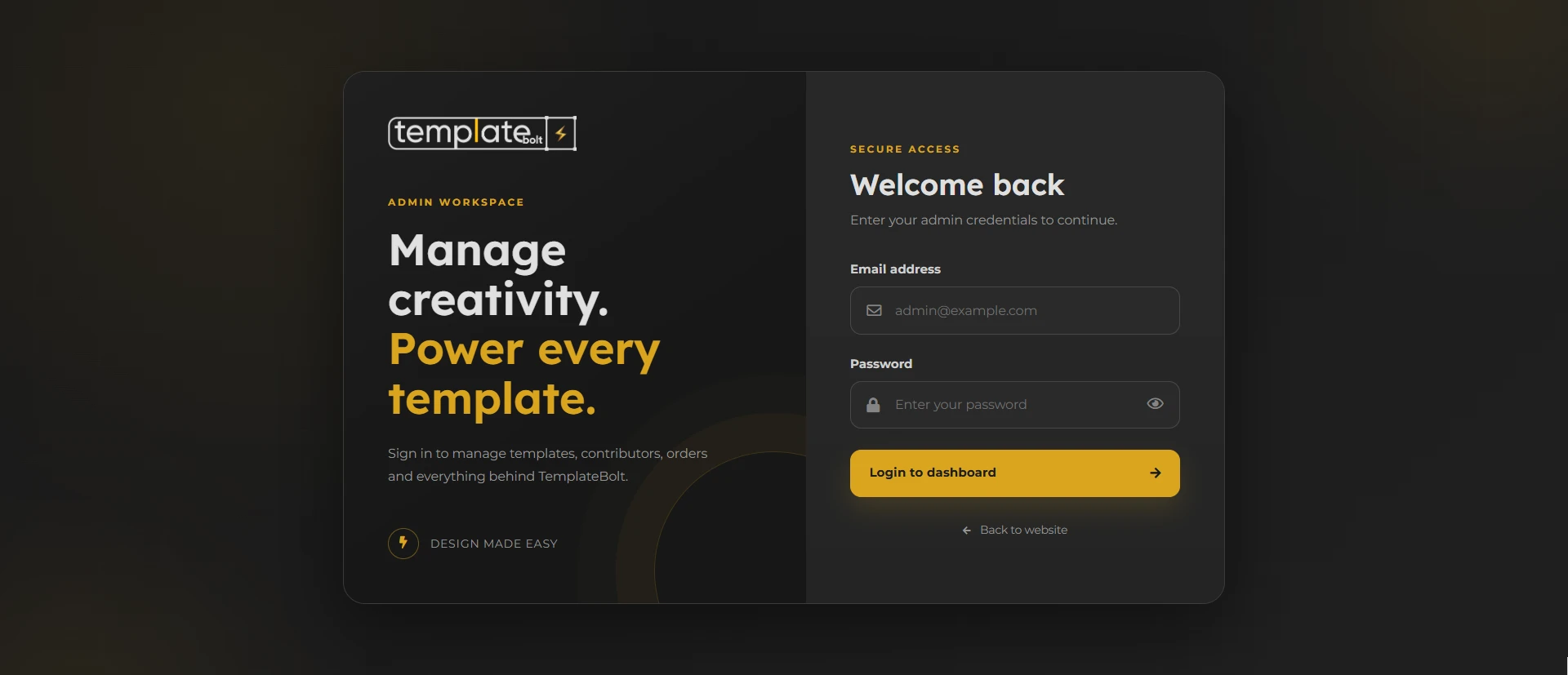 Laravel Marketplace for Graphic Design Templates screenshot 9