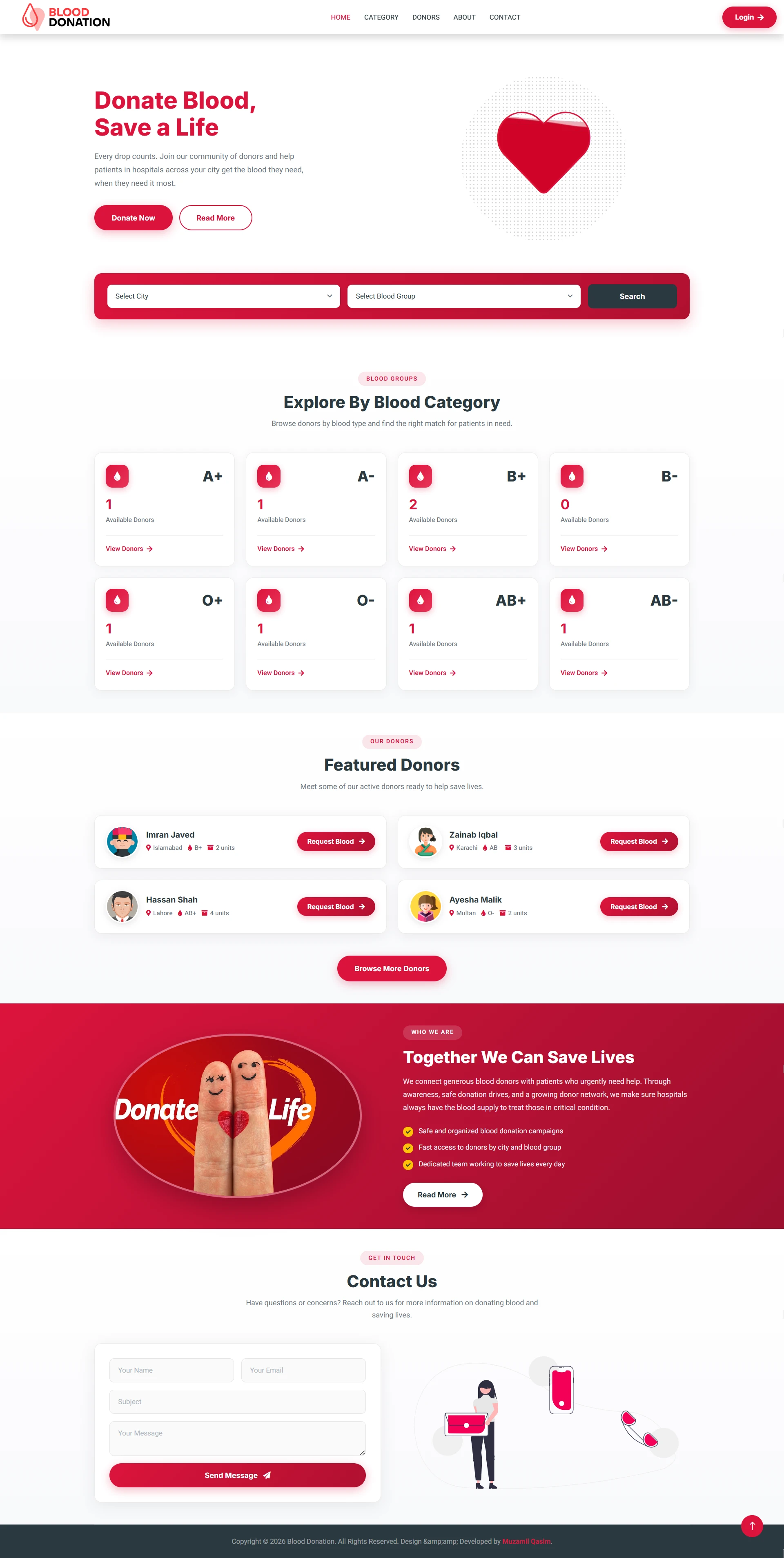 Blood Donation System
