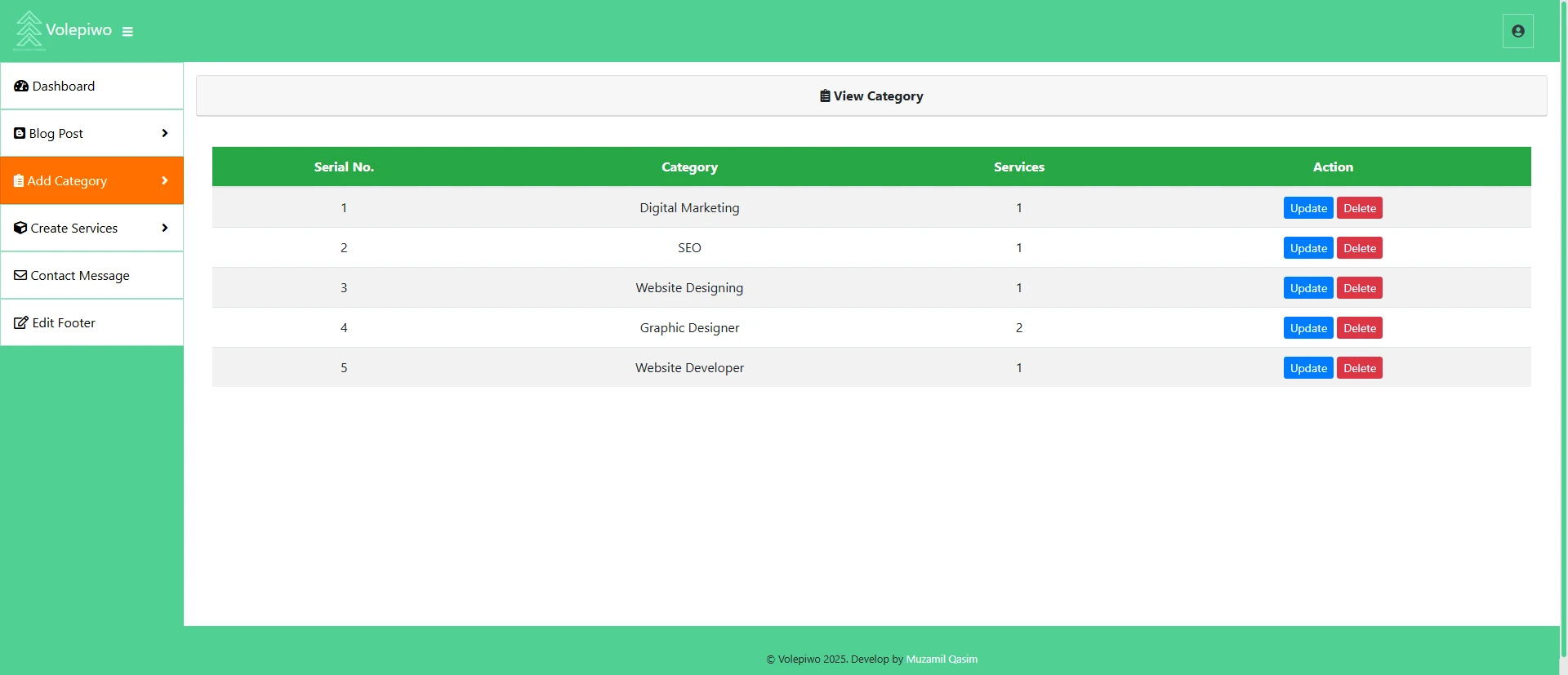 Custom PHP OOP Business Website with CMS screenshot 10