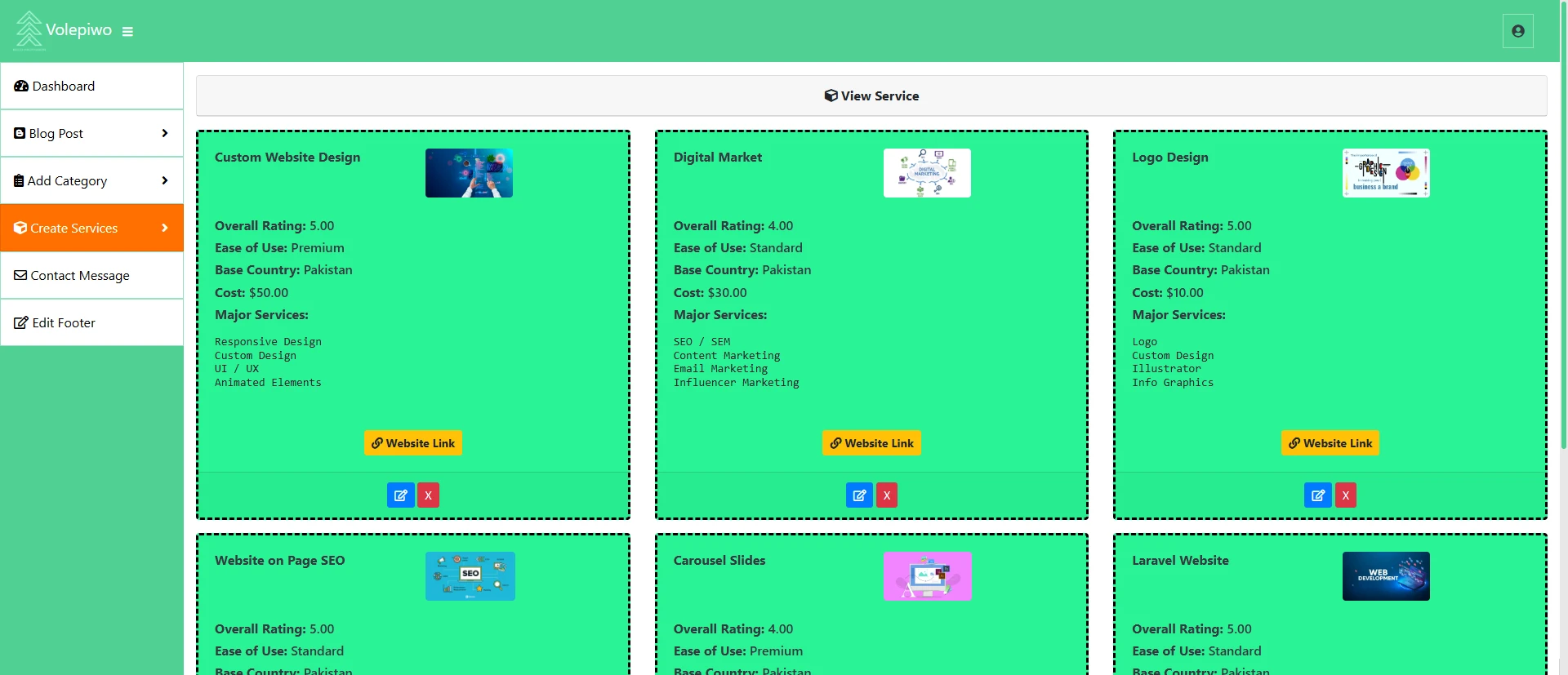 Custom PHP OOP Business Website with CMS screenshot 9